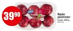Spar Røde plommer, NOK 39.9 tilbud