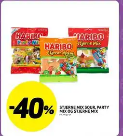 Bunnpris STJERNE MIX SOUR,PARTY MIX OG STJERNE MIX tilbud
