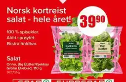 Spar Salat, NOK 39.9 tilbud