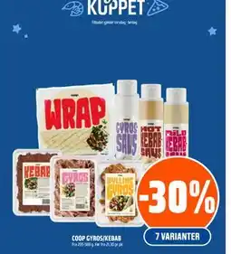 Coop Obs COOP GYROS/KEBAB tilbud