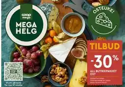 Coop Mega ALL BUTIKKPAKKET OST tilbud