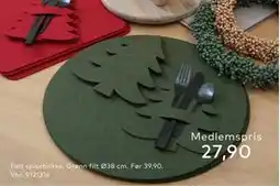 Skeidar Felt spisebrikke, Medlemspris tilbud