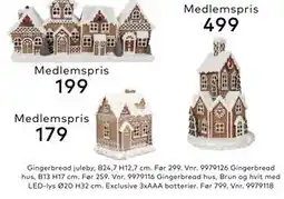 Skeidar Gingerbread hus, Medlemspris tilbud