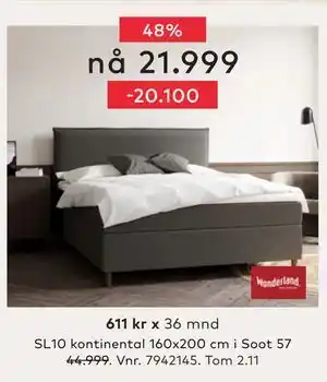 Skeidar SL10 kontinental, NOK 21999 tilbud