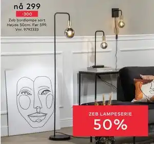 Skeidar ZEB LAMPESERIE tilbud
