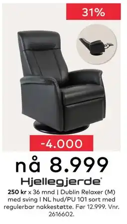 Skeidar Dublin Relaxer (M), NOK 8999 tilbud