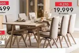 Skeidar Woodcraft spisebord, NOK 29269, Medlemspris tilbud