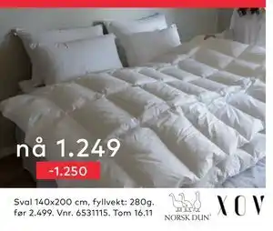 Skeidar Sval, NOK 1250 tilbud