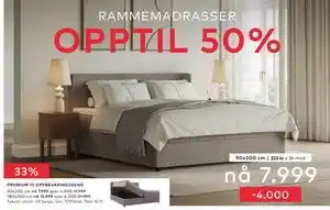 Skeidar PREMIUM 10 OPPBEVARINGSSENG, NOK 7999 tilbud