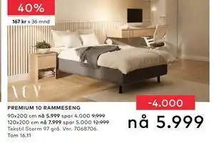 Skeidar PREMIUM 10 RAMMESENG, NOK 5999 tilbud
