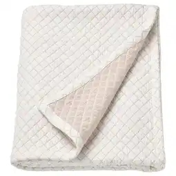 IKEA Praktvial Sengeteppe, offwhite, 160x250 cm tilbud