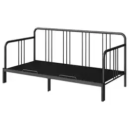 IKEA Fyresdal Dagseng, svart, 80x200 cm tilbud