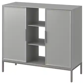 IKEA Tullstorp Skap, grå, 99x35x89 cm tilbud