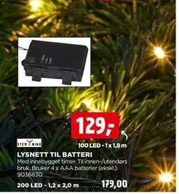 jem & fix LYSNETT TIL BATTERI tilbud