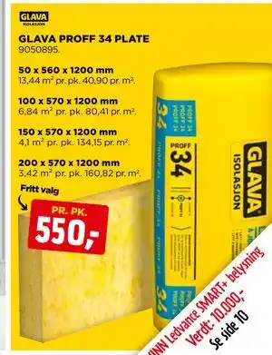 jem & fix GLAVA PROFF 34 PLATE, NOK 550 tilbud