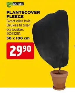jem & fix PLANTECOVER FLEECE, NOK 29.9 tilbud
