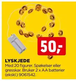 jem & fix LYSKJEDE, NOK 50 tilbud