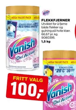 jem & fix FLEKKFJERNER, NOK 100 tilbud