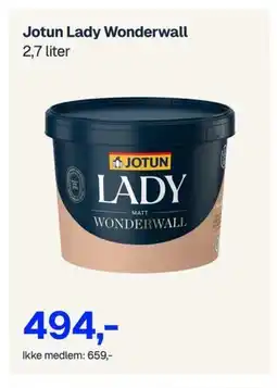 Jernia JOTUN Lady Wonderwall tilbud