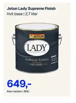 Jernia JOTUN Lady Supreme Finish tilbud
