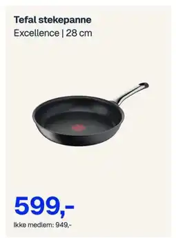 Jernia TEFAL stekepanne tilbud