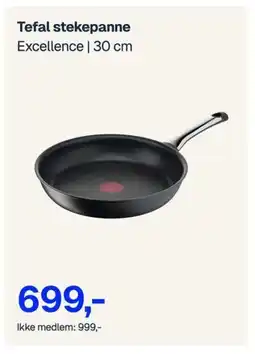 Jernia TEFAL stekepanne tilbud