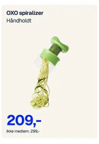 Jernia OXO spiralizer tilbud