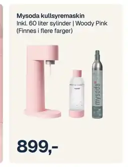Jernia MYSODA kullsyremaskin tilbud
