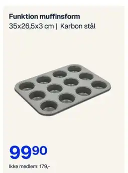 Jernia Funktion muffinsform tilbud