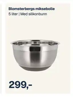 Jernia Blomsterbergs miksebolle tilbud