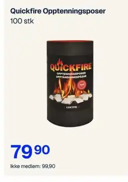 Jernia Quickfire Opptenningsposer tilbud