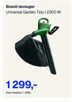 Jernia BOSCH løvsuger Universal Garden Tidy tilbud