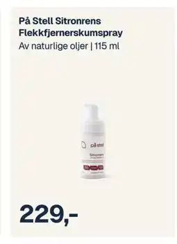 Jernia På Stell Sitronrens Flekkfjernerskumspray tilbud