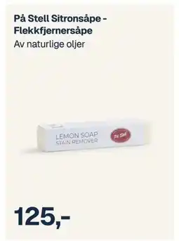 Jernia På Stell Sitronsåpe - Flekkfjernersȧpe tilbud