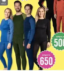 Sport Outlet Vikafjeli merinoull undertøy tilbud