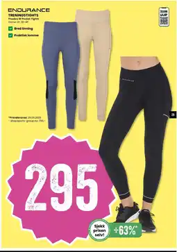 Sport Outlet Endurance treningstights thadea w pocket tights dame str. 36-46 tilbud