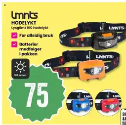 Sport Outlet Lmnts hodelykt lysglimt 160 hodelykt tilbud
