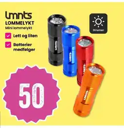 Sport Outlet Umnts lommelykt mini lommelykt tilbud