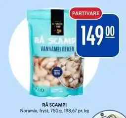 Rema 1000 RÅ SCAMPI tilbud