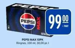 Rema 1000 PEPSI MAX 10PK tilbud