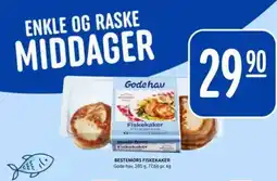 Rema 1000 BESTEMORS FISKEKAKER tilbud