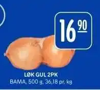 Rema 1000 LØK GUL 2PK tilbud