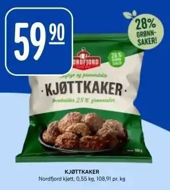 Rema 1000 KJØTTKAKER tilbud