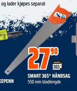 Obs Bygg SMART 365* HÅNDSAG, NOK 27.9 tilbud