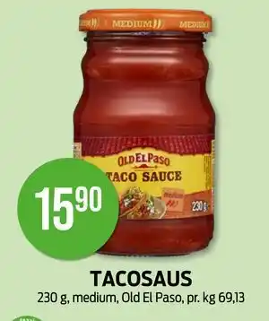 Kiwi TACOSAUS, NOK 15.9 tilbud