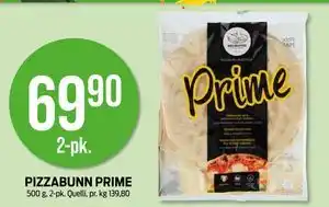 Kiwi PIZZABUNN PRIME, NOK 69.9 tilbud