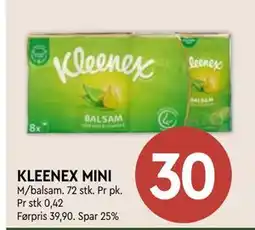 Coop Mega KLEENEX MINI, NOK 30 tilbud