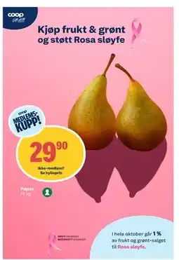 Coop Obs Pærer, Medlemspris tilbud