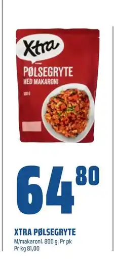 Coop Obs XTRA PØLSEGRYTE, NOK 64.8 tilbud