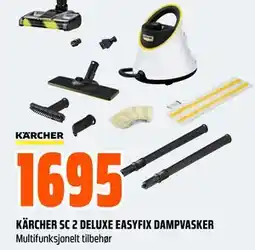 Obs Bygg KÄRCHER SC 2 DELUXE EASYFIX DAMPVASKER, NOK 1695 tilbud